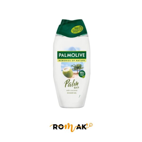 ژل دوش نارگیل پالمولیو مدل Palm BEACH With Coconut SHOWER GEL