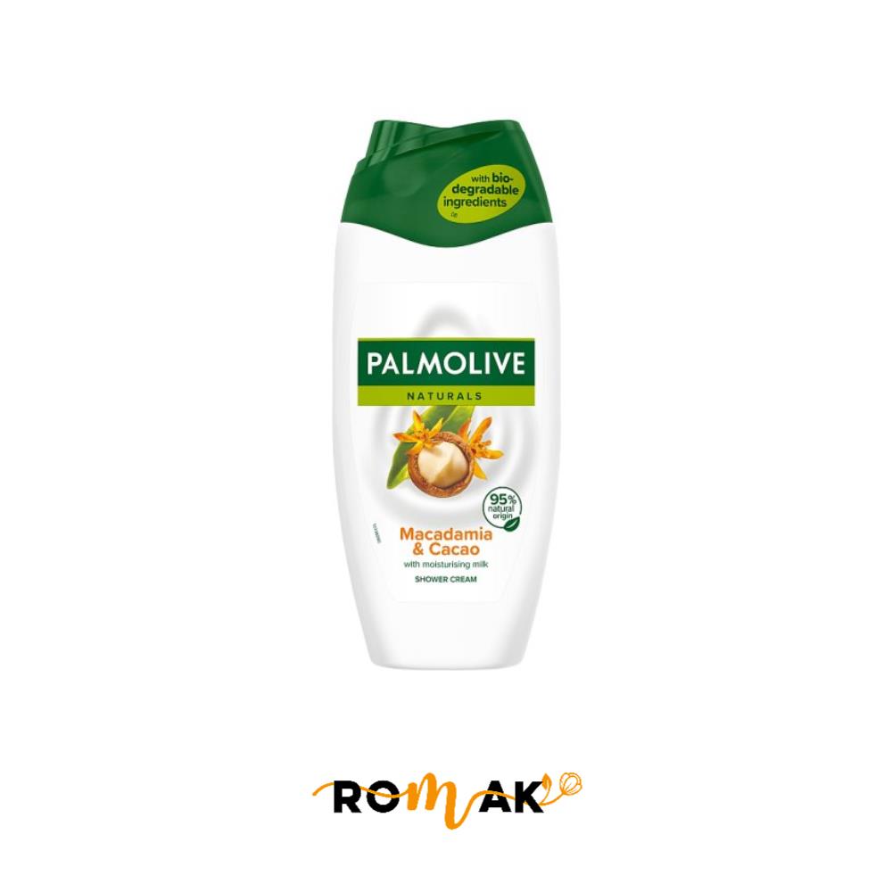 کرم دوش ماکادمیا و کاکائو پالمولیو مدل Palmolive Naturals Macadamia & Cocoa & milk